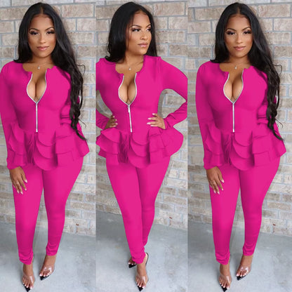 Pants Sets Suits for Women 2022 Office Outfits Women Suits Long Sleeve Suit Sets Lady Suits Set Pants Woman Two Piece Outfits