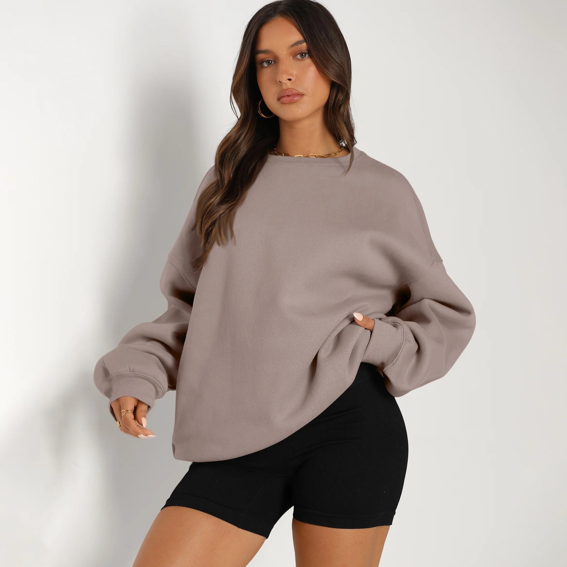 Oversized Sweatshirts for Women Crewneck Y2K Sweaters Casual Tops Comfy Fall Fashion Pullover Outfits Winter Clothes 2025