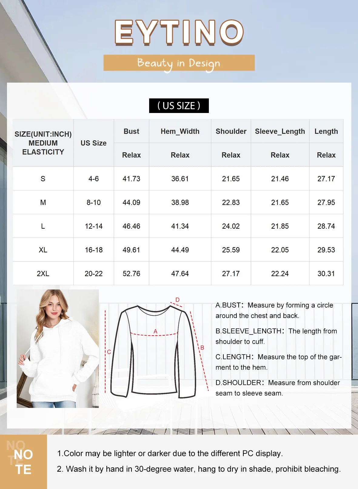 Hoodies for Women Fall Sweatshirts for Women Drawstring Long Sleeve Hoodies Pullover Knit Top with Pocket Pink M